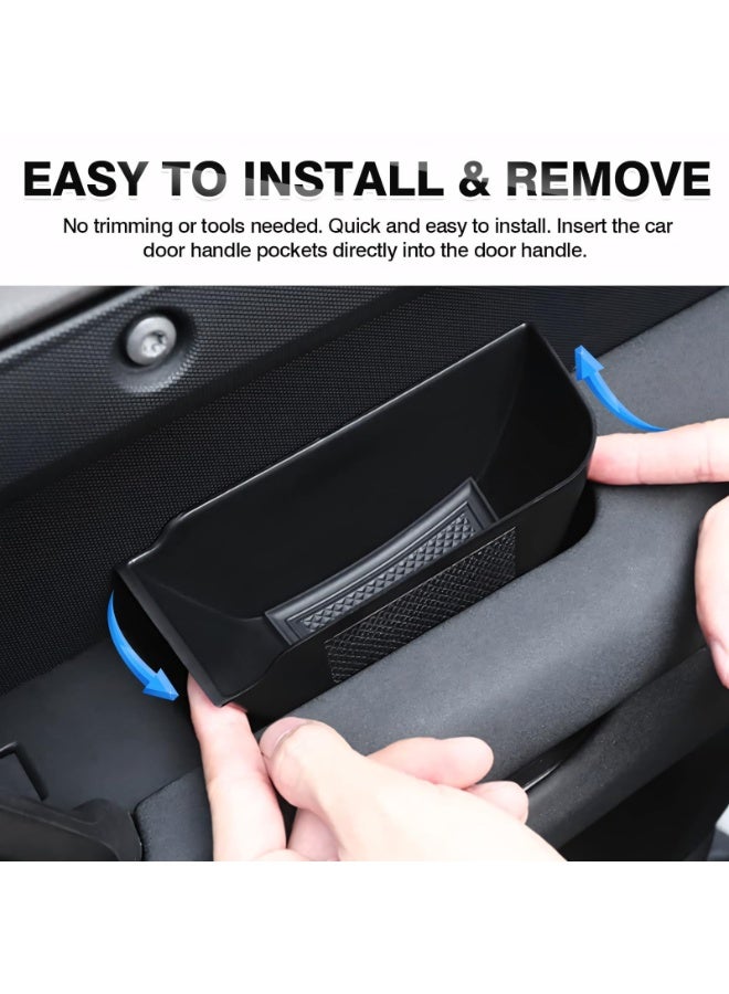 2Pcs Door Side Organizer Tray ABS Car Armrest Storage Box for Land Rover Defender 2020-2025 - Image 4