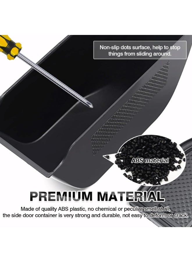 2Pcs Door Side Organizer Tray ABS Car Armrest Storage Box for Land Rover Defender 2020-2025 - Image 3