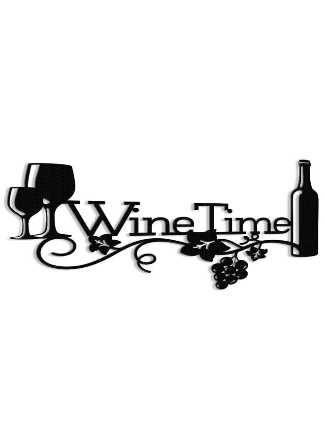 XORT Metal Wine Sign, Bar Metal Sign, Metal Kitchen Wall Decor, Vino Lover Metal Wall Art Decorative Home Restaurant Bar. (Black - 16 x 8 inch) - Image 4