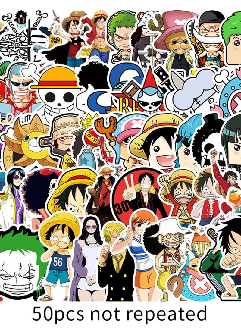 general 50-Piece Japanese Anime Cute Vinyl Waterproof Sticker - Image 2