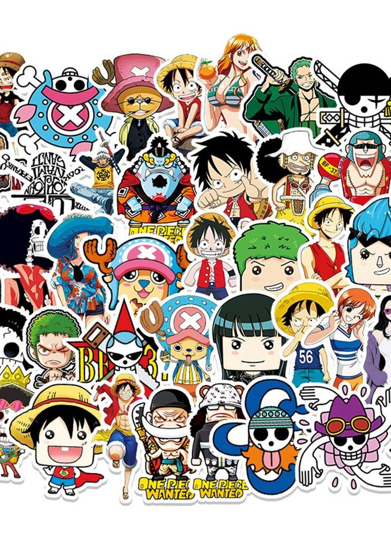 general 50-Piece Japanese Anime Cute Vinyl Waterproof Sticker - Image 1