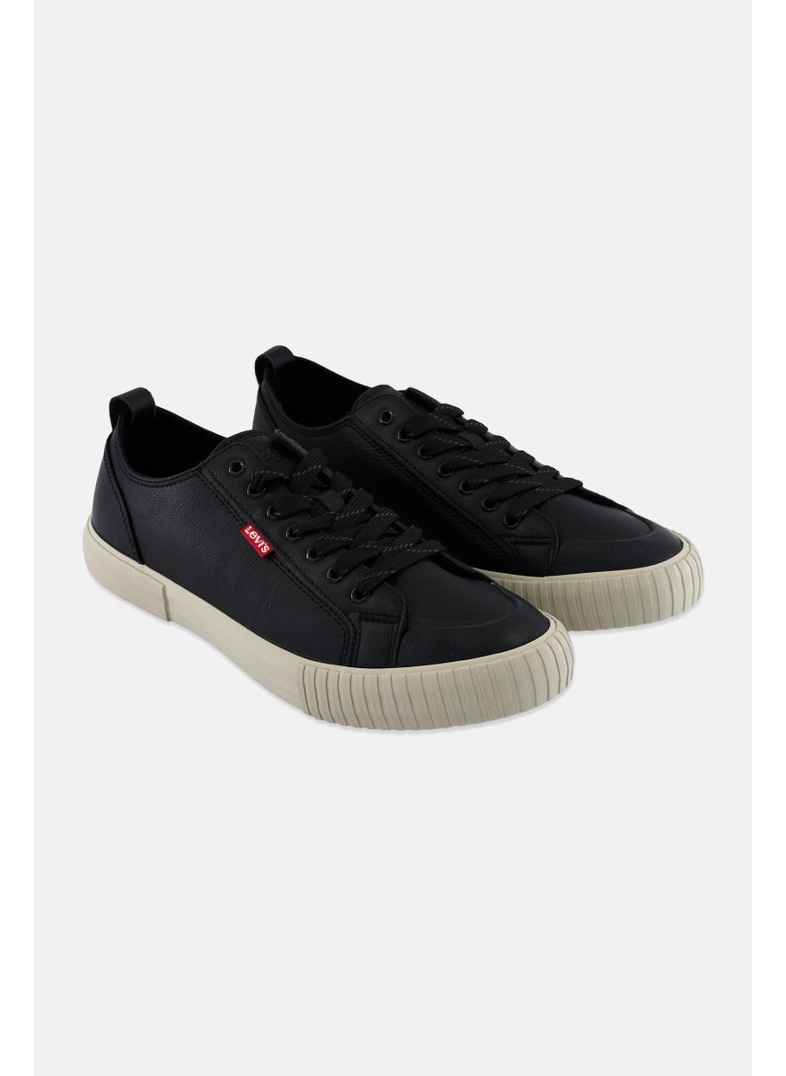 Levi's - Men Medium Lace Up Sneakers Shoes, Black - Image 1
