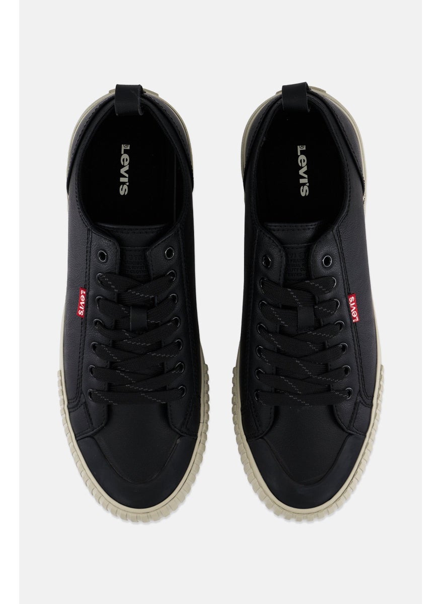 Levi's - Men Medium Lace Up Sneakers Shoes, Black - Image 1