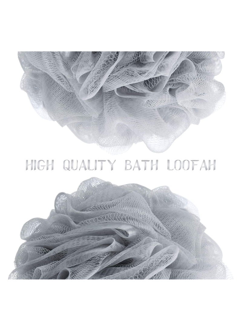 إي وورلد ٨ قطع من لوفا الاستحمام الشبكية الصديقة للبيئة للتقشير، إسفنج استحمام ناعم لتنظيف لطيف، تقشير وتهدئة البشرة - Image 3