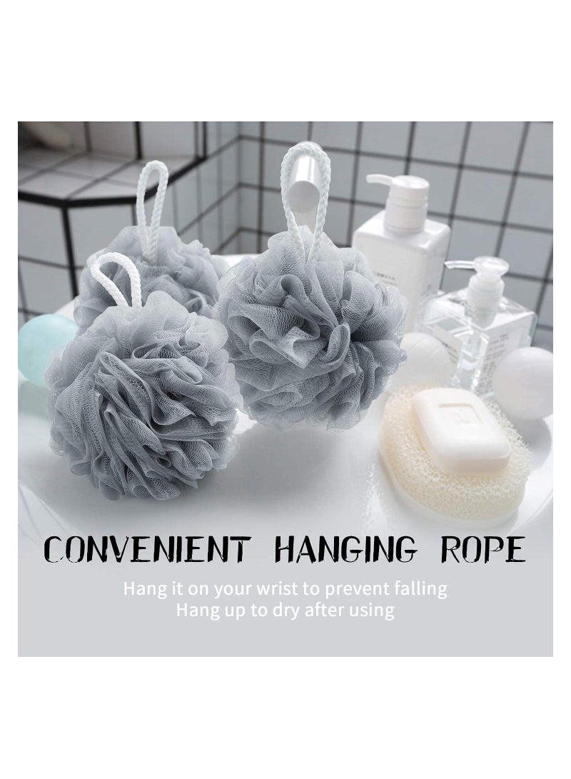 إي وورلد ٨ قطع من لوفا الاستحمام الشبكية الصديقة للبيئة للتقشير، إسفنج استحمام ناعم لتنظيف لطيف، تقشير وتهدئة البشرة - Image 5