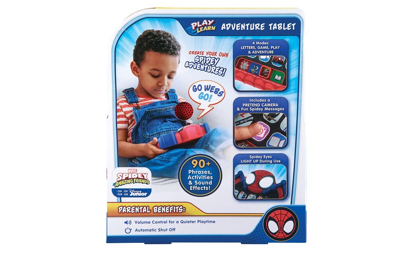 ekids Spidey and His Amazing Friends Kids Tablet for Preschool, Tablet with Educational Games and ABC Learning for Toddlers Aged 3 and Up - Image 5