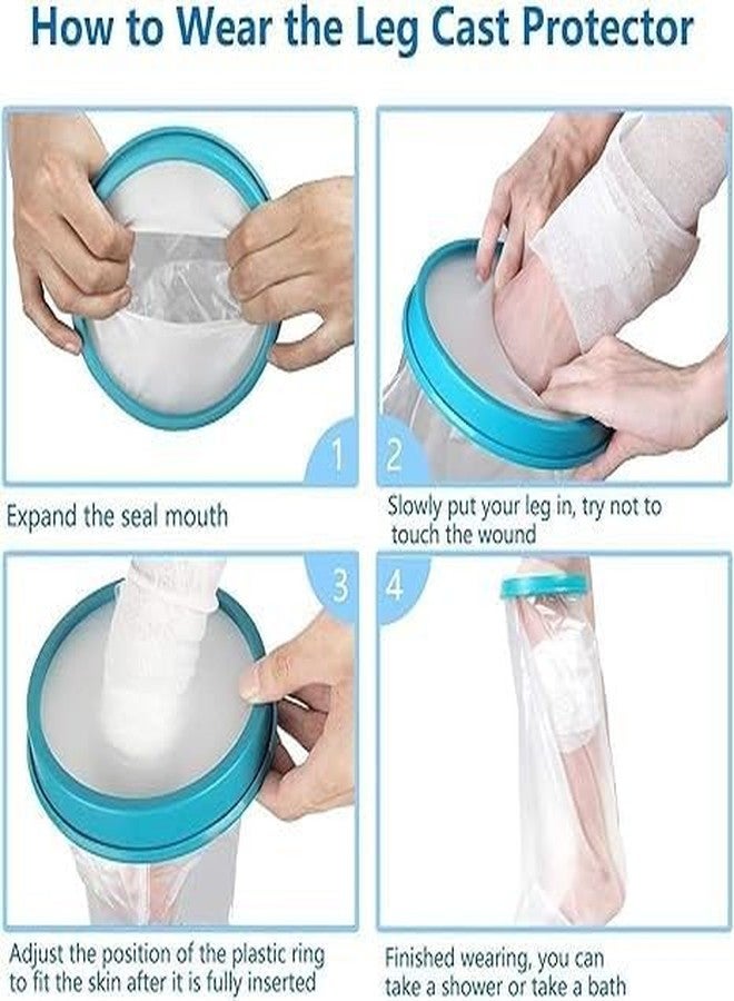 REDUCK غطاء قدم مقاوم للماء متطور من ريداك | واقي متين للاستحمام | غطاء قدم مقاوم للماء للاستحمام - Image 2