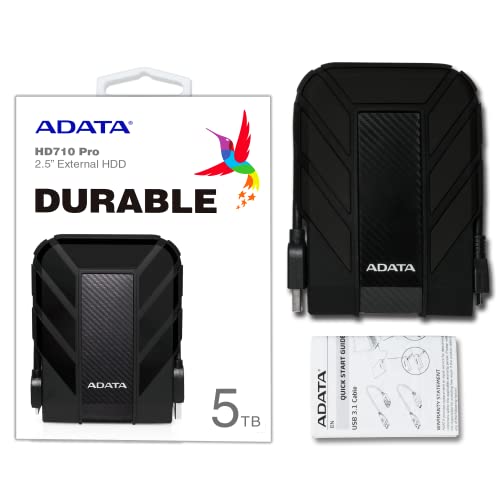 ADATA HD710 Pro 5TB External Hard Drive (AHD710P-5TU31-CBK) - Image 3