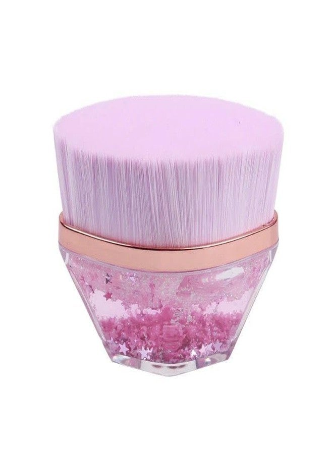 Florisca Foundation Makeup Brush Flat Top Kabuki Hexagon Face Blush Liquid Powder Foundation Brush for Blending Liquid, Cream or Flawless Powder Cosmetics with Bonus Protective Case - Image 1