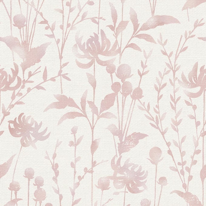 PEEL AND STICK WALLPAPER PINK FLORAL LEAF WALL PAPER SELF ADHESIVE REMOVABLE WATERPROOF CONTACT PAPER FOR LIVING ROOM BEDROOM DECOR 161 X 1968