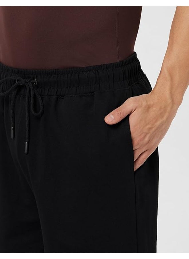 Styli Men Solid Wide Leg Trackpant with Drawstring Closure L - Image 4