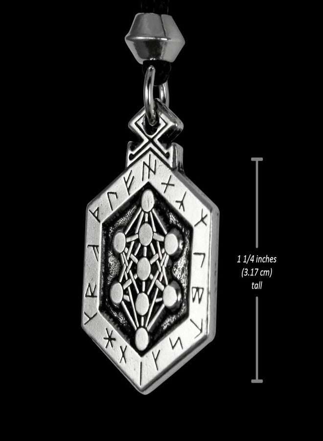 قلادة Armanen Runes - تميمة Yggdrasil - قلادة رونية نورس فايكنغ - Image 4