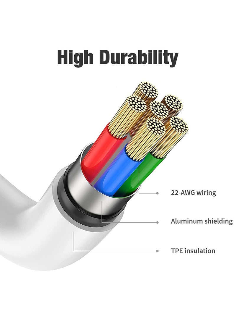2 Pack Lightning to USB C Cable (1m) and (2m),[MFi Certified] iPhone Fast Charger Cable USB-C Power Delivery Charging Cord Compatible with iPhone 14/14 Plus/14 Pro/14 Pro Max/13/12/11/SE/XS/8/8 Plus/iPad