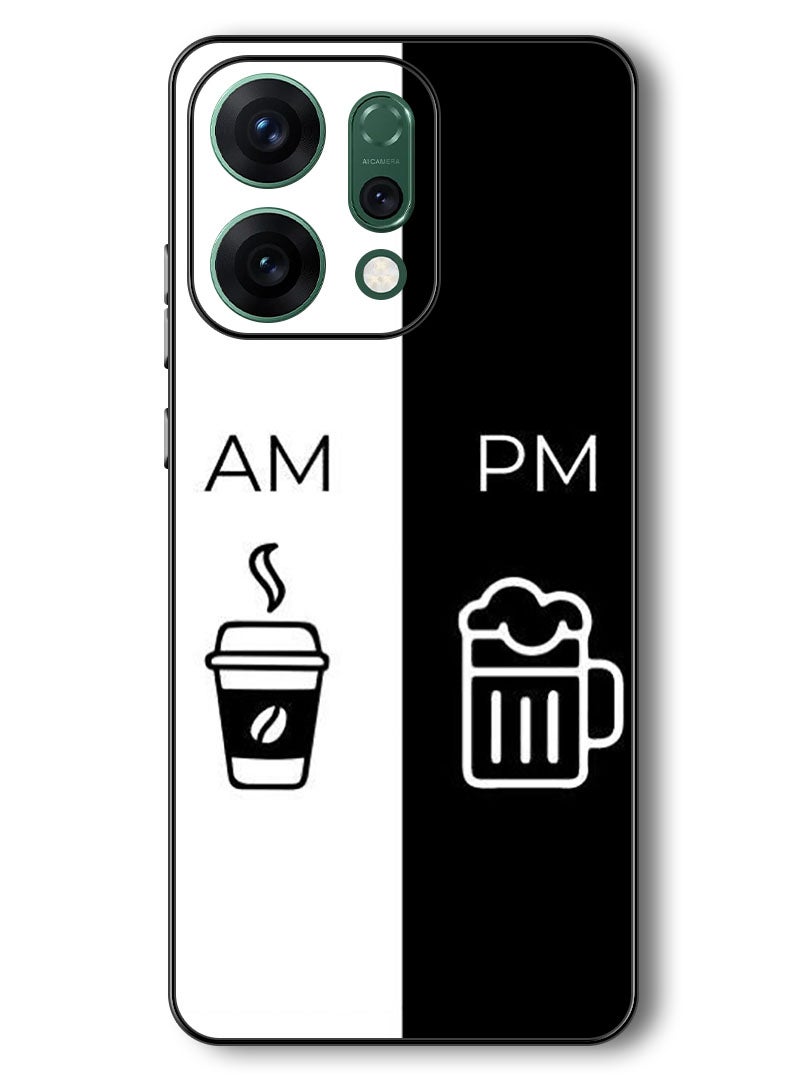 Theodor Case Compatible with Oppo Reno 14 6.59 Inch Protection Shockproof Bumper Cover AM - PM - Image 1