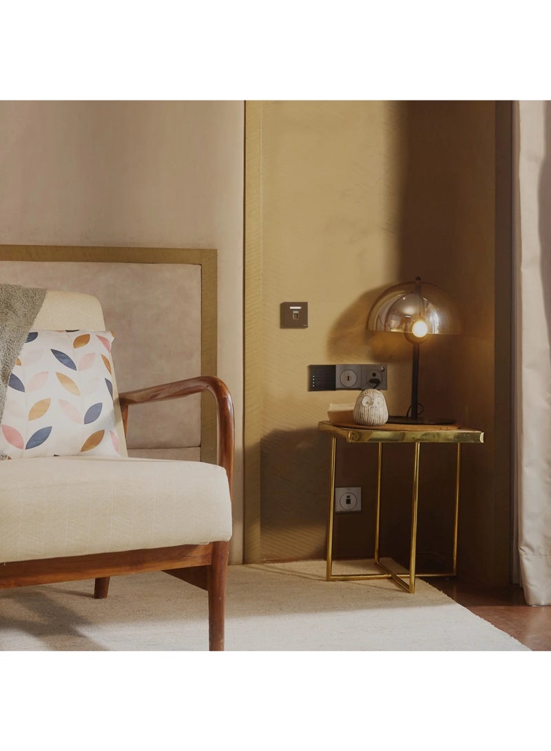 Schneider Electric Unica RJ45 Central Plate - Dark Bronze - Image 5