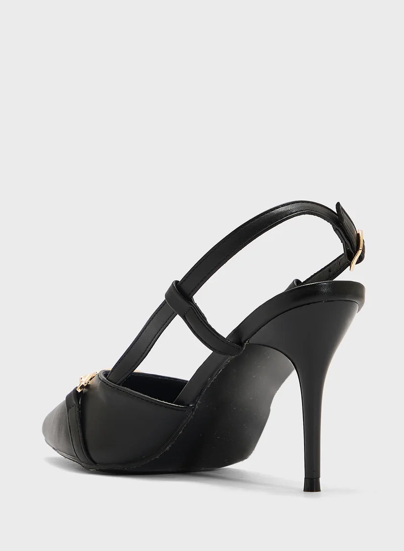 ELLA Sling Back Heeled Pump