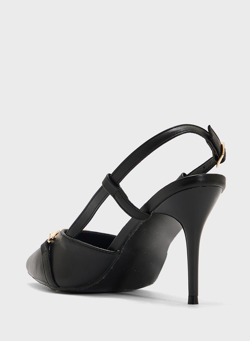 ELLA Sling Back Heeled Pump - Image 3