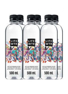 Non Carbonated Water bottle low sodium with electrolytes 500ml Pack of 6