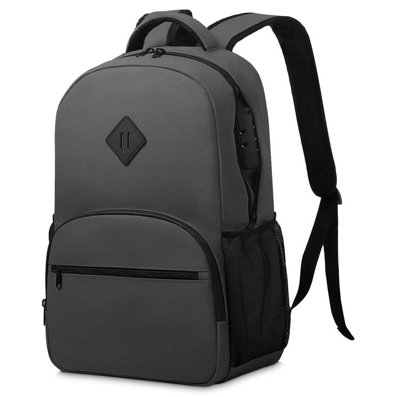 OZCHIN Smell Proof Backpack With Combination Lock, Double Sealed Zipper ClassicsSmell Proof Travel Backpack, Large Capacity Smell Proof Container Carbon Enduring, Great Gifts for Men Women - Image 1