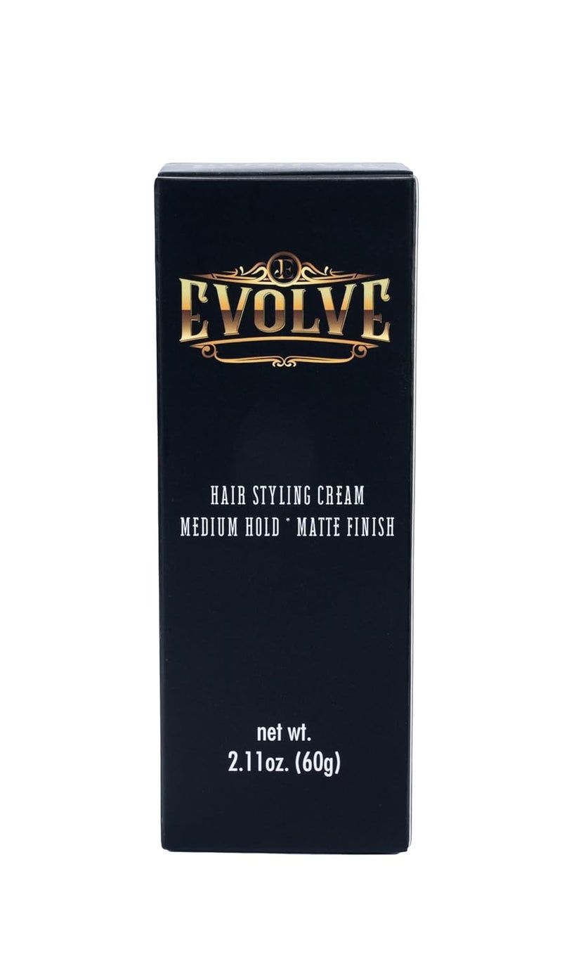 Evolve Hair Styling Cream Medium Hold Matte Finish 211 oz 60g