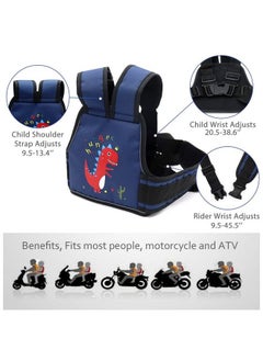 Snowie Soft Kids Safety Belt For Two Wheeler With Reflective Strips Portable Seat Belt Children Motorcycle Harness For Motorcycle Bike Adjustable Safety Harness For Boys Girls (2 12Years)  - Image 4