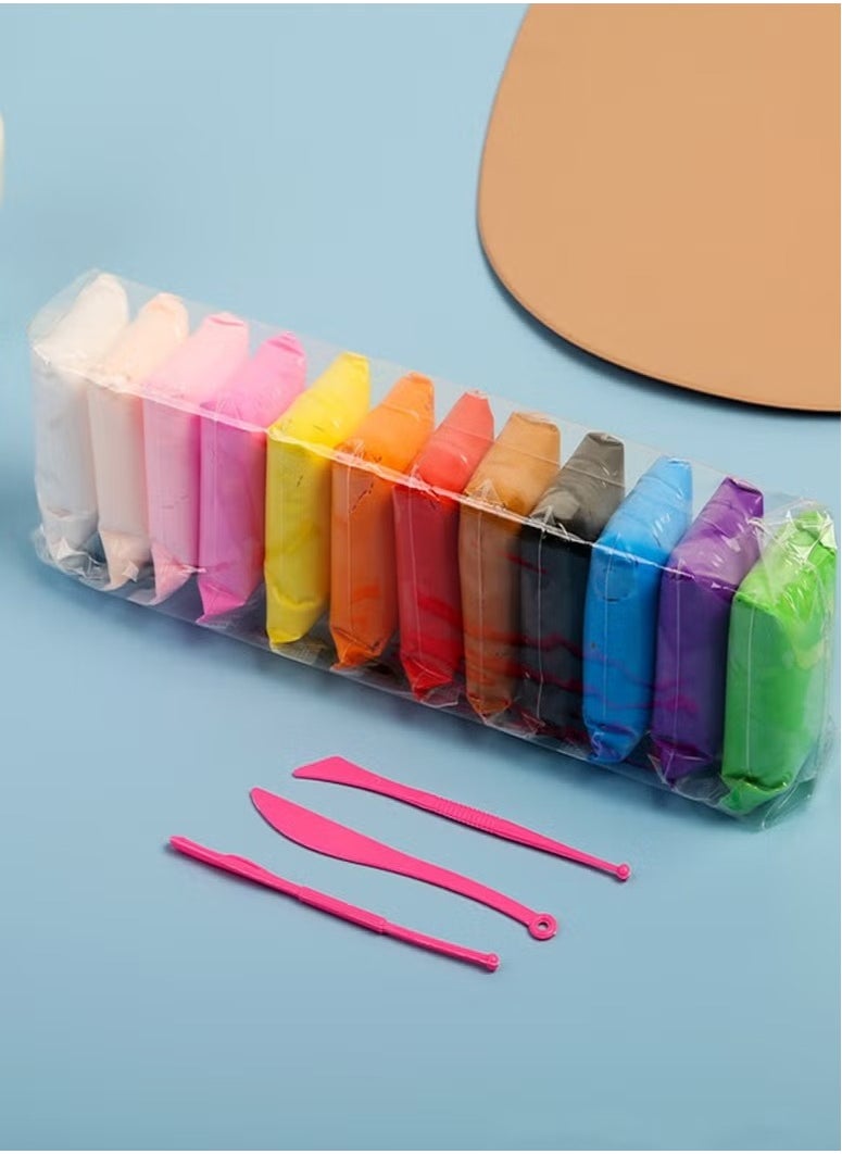 FALMER Set of 12 bags of colorful foam clay for kids  - Image 2
