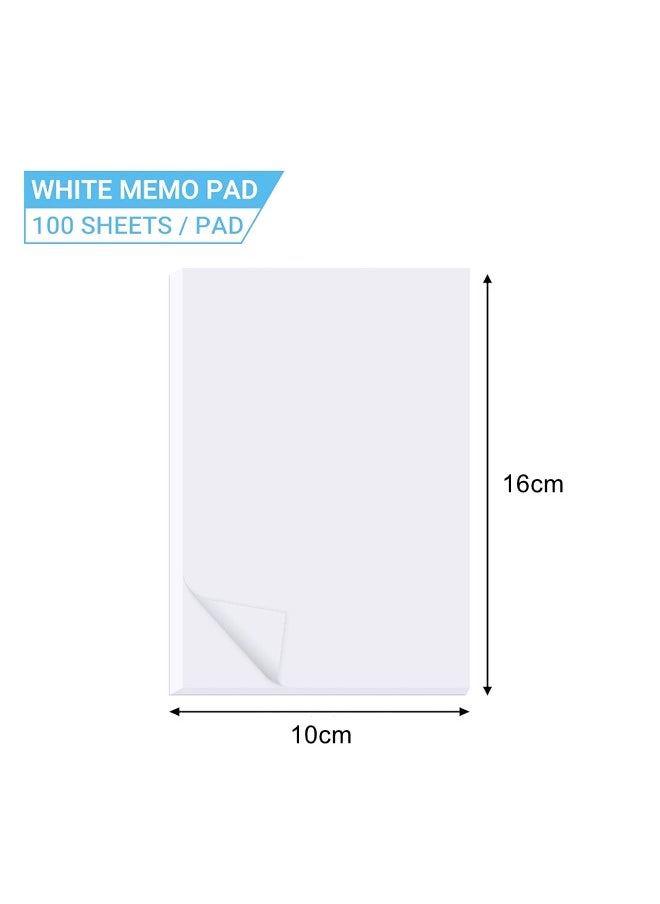3 Pcs Black Gel Pens and 100 Sheets Blank Notepad