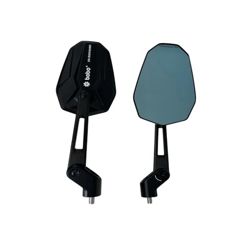 BOBO RM1-D Premium Motorcycle Rearview Mirror, Anti-Glare, Anti-Fog, 360-Degree Rotation, Multi-Angle Adjustable - Image 5