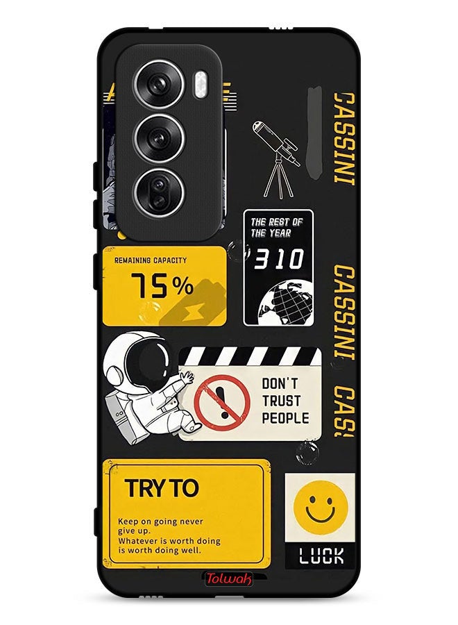 Tolwak Oppo Reno12 5G Protective Case Cover Astronaut Agreeable - Image 1