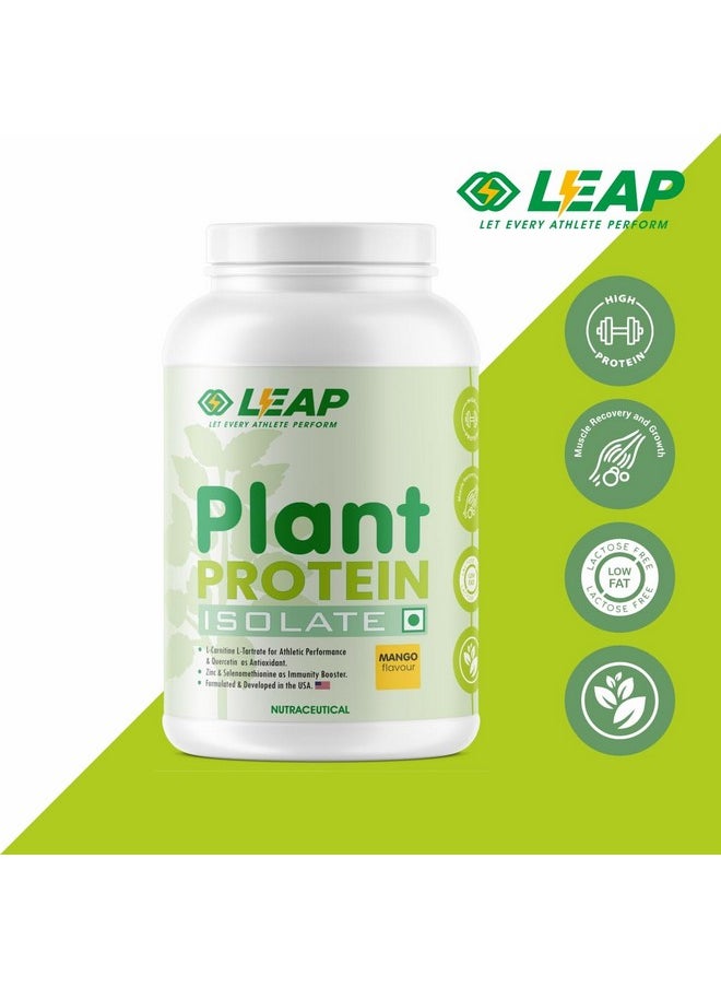LEAP Plant Protein - Pea Plant-Based Protein Powder, Gluten-Free, Metabolism Booster, Amino Acid Profile, Immunity Enhancer, Formulated In Usa (Mango)  - Image 3