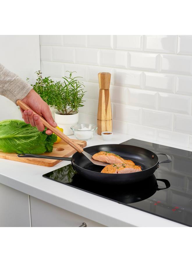 زبون مجموعة أدوات الشواء المكونة من 3 قطع، من الفولاذ المقاوم للصدأ/خشب الزان - Image 5