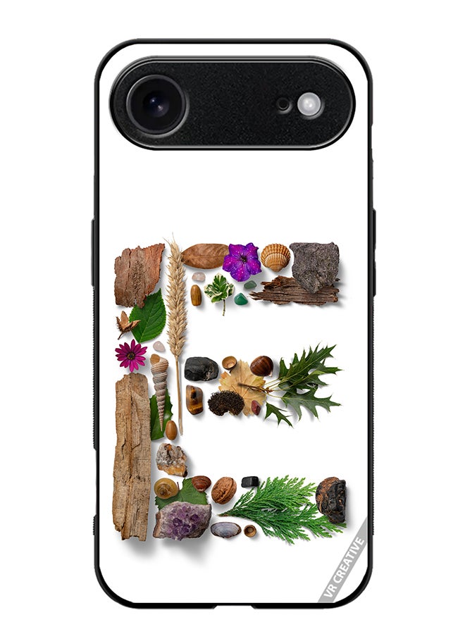 Protective Case Cover For Apple iPhone 17 Air Alphabet E Design Multicolour