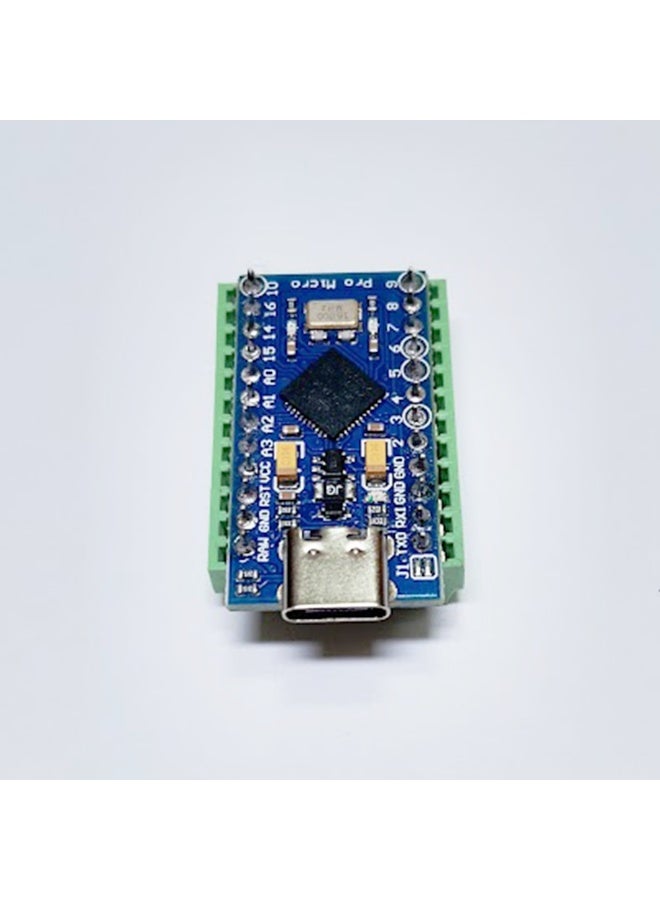 Pro Micro ATmega32U4 5V 16MHz Replace ATmega328 With Pre Soldered Screw Terminal For Leonardo USB Type C Interface  - Image 5