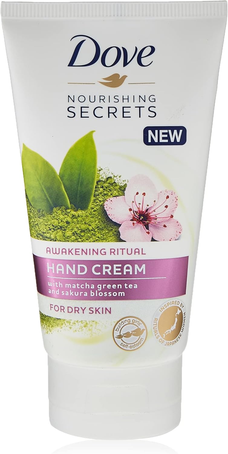 Dove Hand and Nail Cream Matcha Tea 75 ml Pack of 6 Packaging may vary