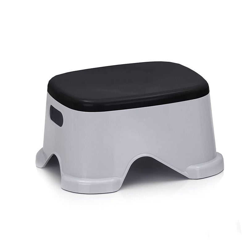 AUREUS Stool for Kitchen and Bathroom Very Strong Built Attractive Looking Unbreakable Plastic Stool Comfortable Seating PatlaPatraStep Stool of White - Image 4