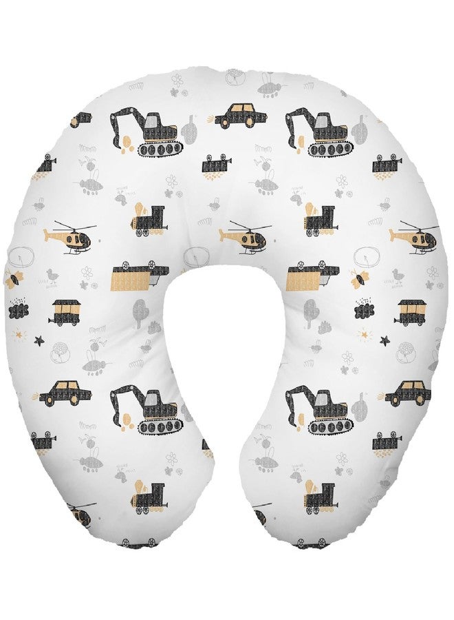 TOYSILO Adjustable Nursing & Breastfeeding Pillow for Baby – Multi Use Feeding Support Cushion for Bottle Feeding, Tummy Time & Sitting – Soft Removable Cover Washable (JCB) - Image 2