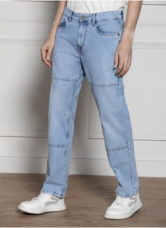 Dennis Lingo Men’s Relaxed Fit Light Blue Jeans – Stylish and Flexible  - Image 5