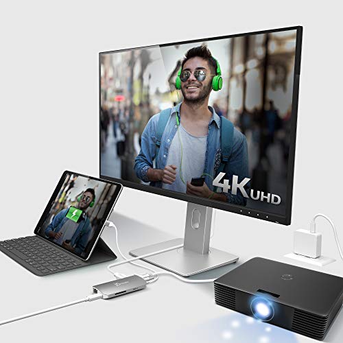 j5create USB C Hub Adapter Multi-Monitor 10-in-1 Port Docking Station 4K HDMI, VGA, Ethernet, USB 3.0, MicroSD, SD, USB-C 3.1 + Power Delivery | for PC, Laptop, Tablet, Display Connection - Image 5
