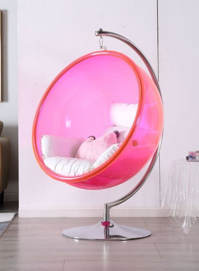 YULAN High Quality Indoor Swing Hanging Chair Acrylic Ball Bubble Chair With Stand Transparent - Image 1