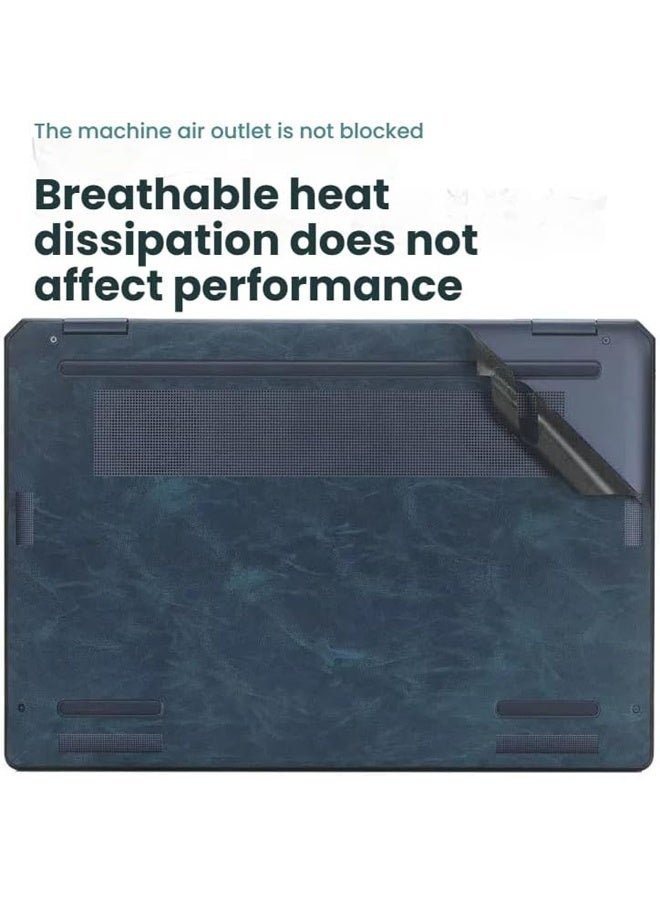 general Laptop Decal Cover Compatible with 14 inch HP OmniBook Ultra Flip 2 in 1 14 fh 2024 Anti Scratch Sticker Three Sided Leather Notebook Film - Image 4