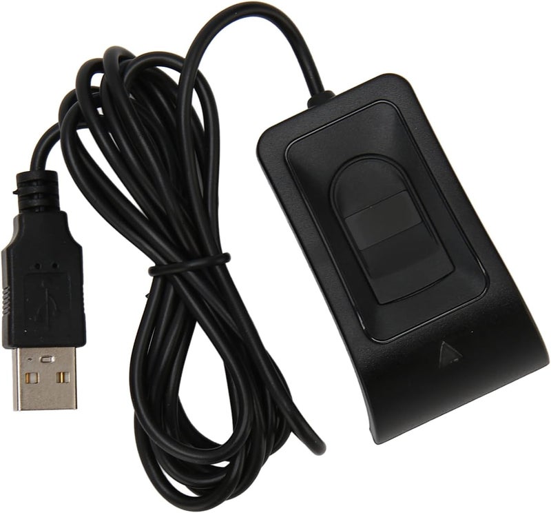 قارئ بصمات أصابع USB متعدد الوظائف لأجهزة الكمبيوتر بنظام تشغيل 10 أو أعلى، مصنوع من مادة الـ ABS، مثالي لنظام التحكم في الوصول ويتميز بكفاءة عالية وسهولة التركيب (Plug and Play). - Image 3