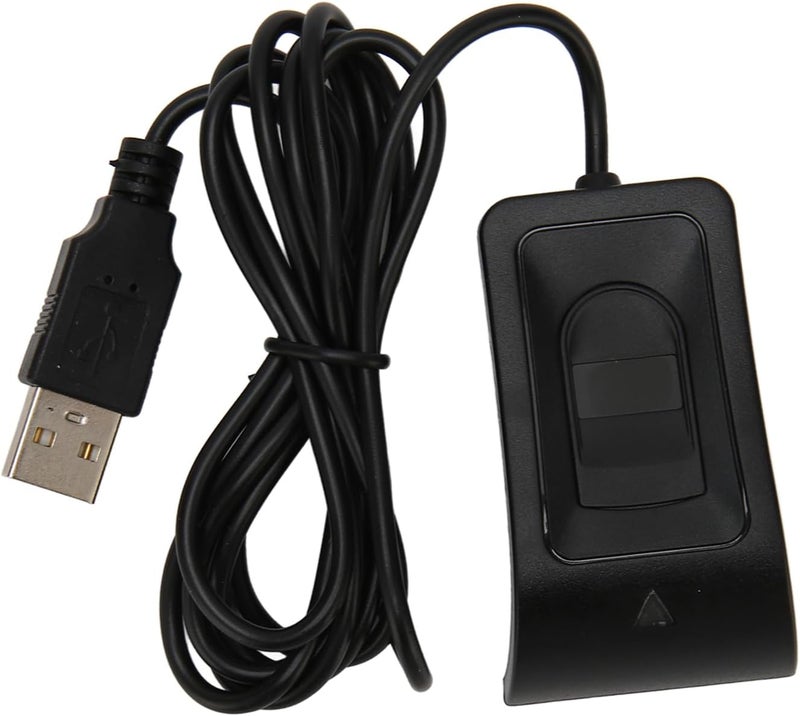 قارئ بصمات أصابع USB متعدد الوظائف لأجهزة الكمبيوتر بنظام تشغيل 10 أو أعلى، مصنوع من مادة الـ ABS، مثالي لنظام التحكم في الوصول ويتميز بكفاءة عالية وسهولة التركيب (Plug and Play). - Image 1