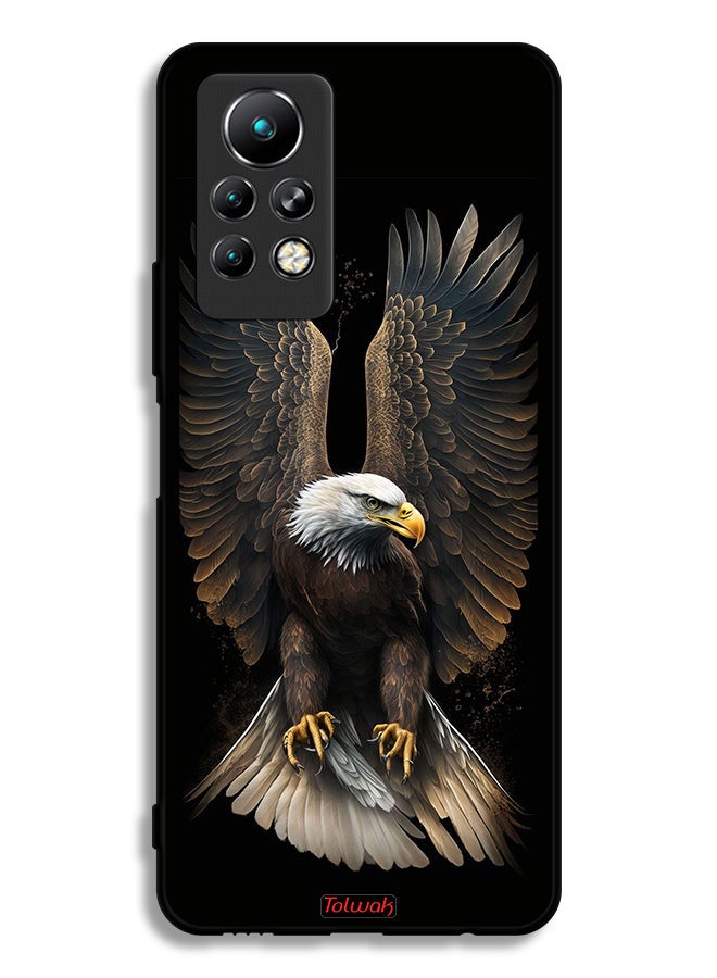 Tolwak Infinix Note 11 Pro Protective Case Cover Eagle Spread Wings - Image 2
