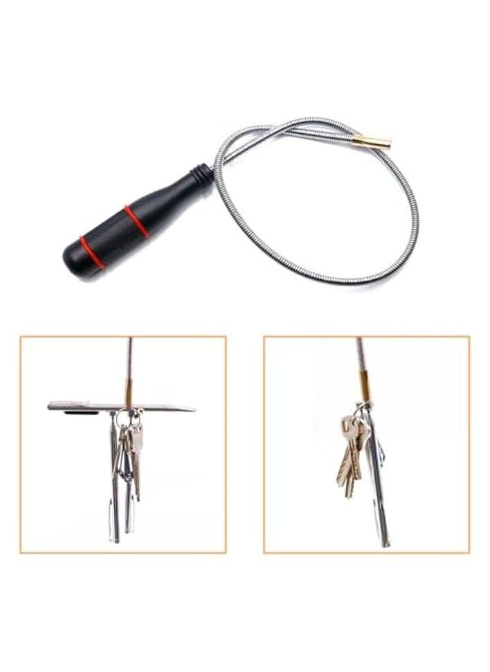 PROMASS 3 Pack Telescoping Magnet Pick-Up Tool Set Retrieving Telescoping Magnet Pickup Tools Extendable Magnetic Pick up Tools Bendable Spring Magnet Stick  - Image 5
