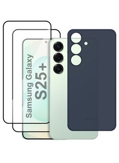 KZDOO 3Packs Case for Galaxy S25 Plus Air Skin Case All Around Full Protection Ultra Slim 0.3mm Thickness 4g Feather Weight with Two 3D Screen Protector- Blue  - Image 1