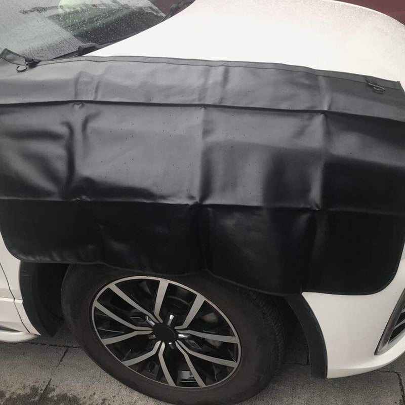 ICWEIMEI Magnetic Fender Cover, Magnetic Mat Pad for Mechanics, Automotive Mechanic Work Mat for Repair PU Leather Protective Car Mat - Image 5