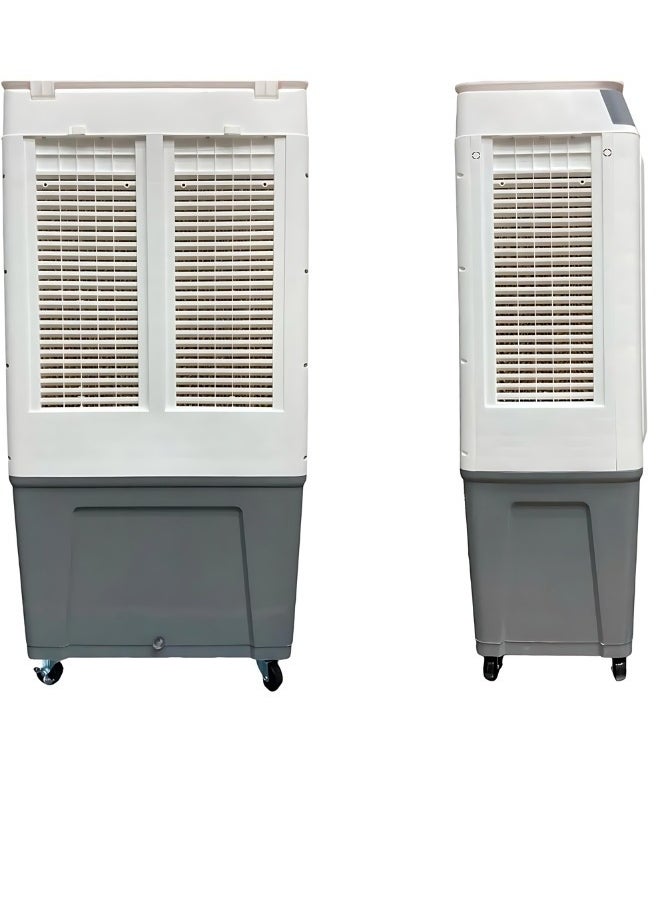 Denx, a portable desert air conditioner with a power of 100 watts that works with water, with a capacity of 20 liters and three speeds, suitable for the home, outdoor sessions, camping and trips.