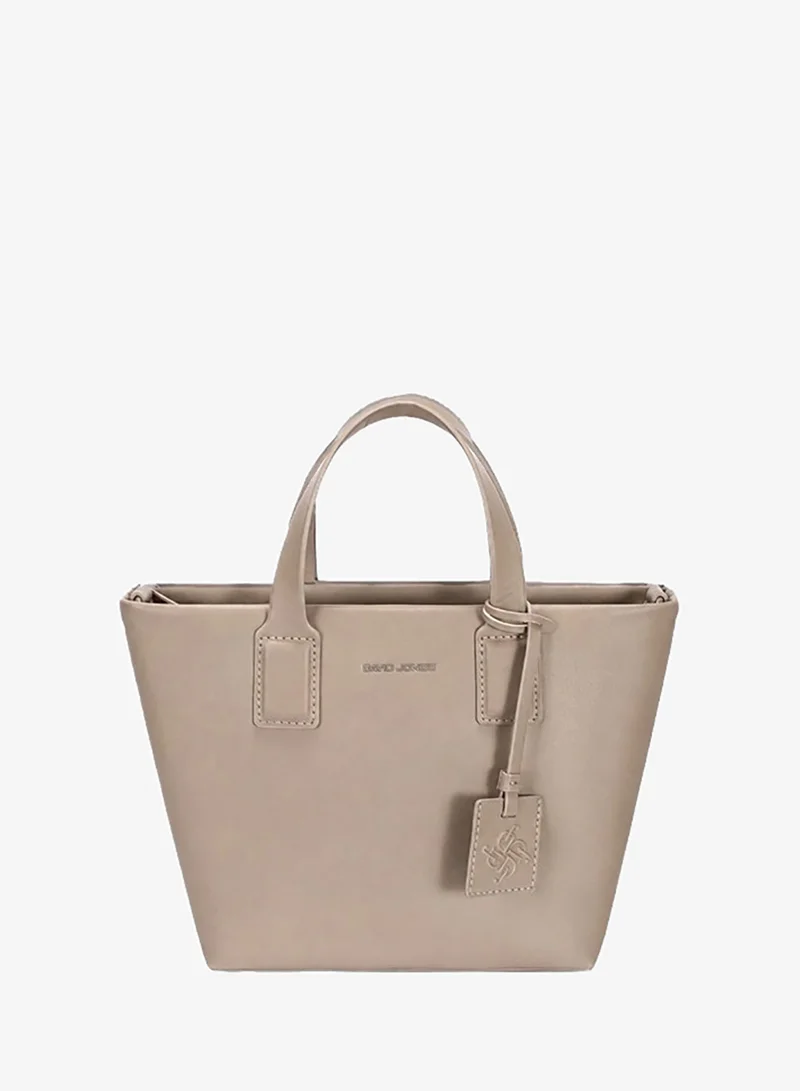 David Jones trapz style design handbag made from leather in model number CM7857| the new shopping, city and meeting bag for women | Structured purse for everyday use