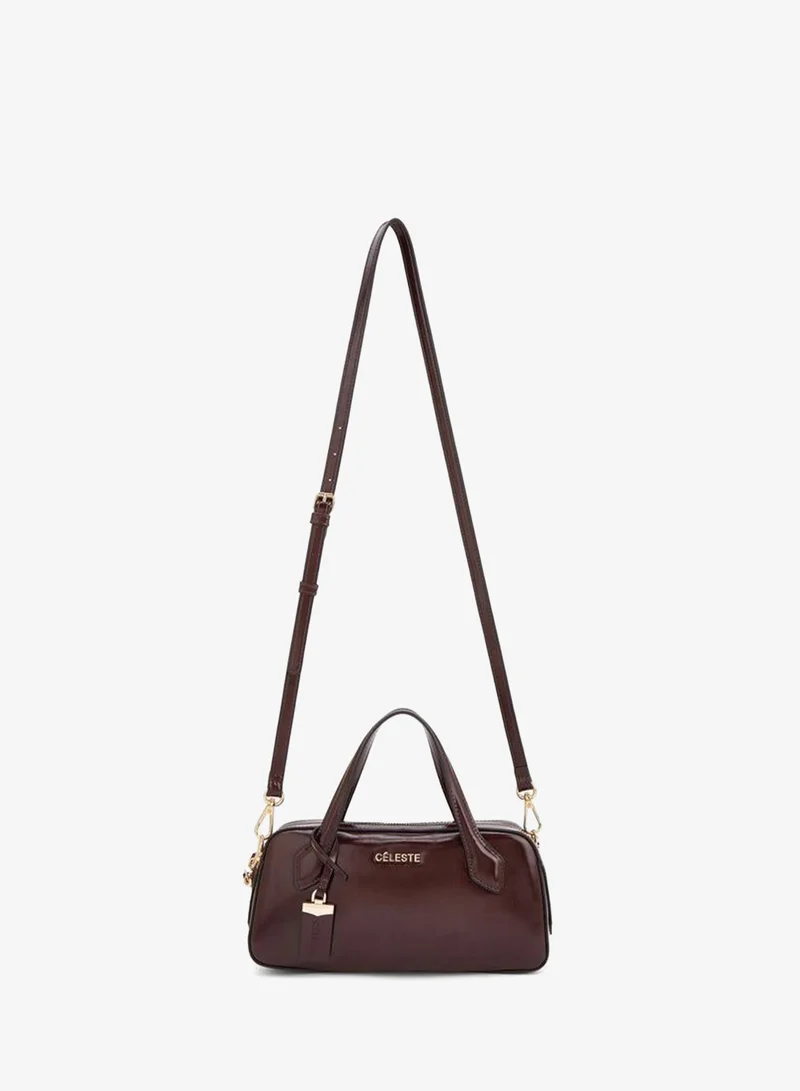 سيليست Solid Shoulder Bag With Detachable Strap