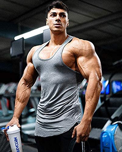 COOFANDY Men's 3 Pack Quick Dry Workout Tank Top Gym Muscle Tee Fitness Bodybuilding Sleeveless T Shirt - Image 3